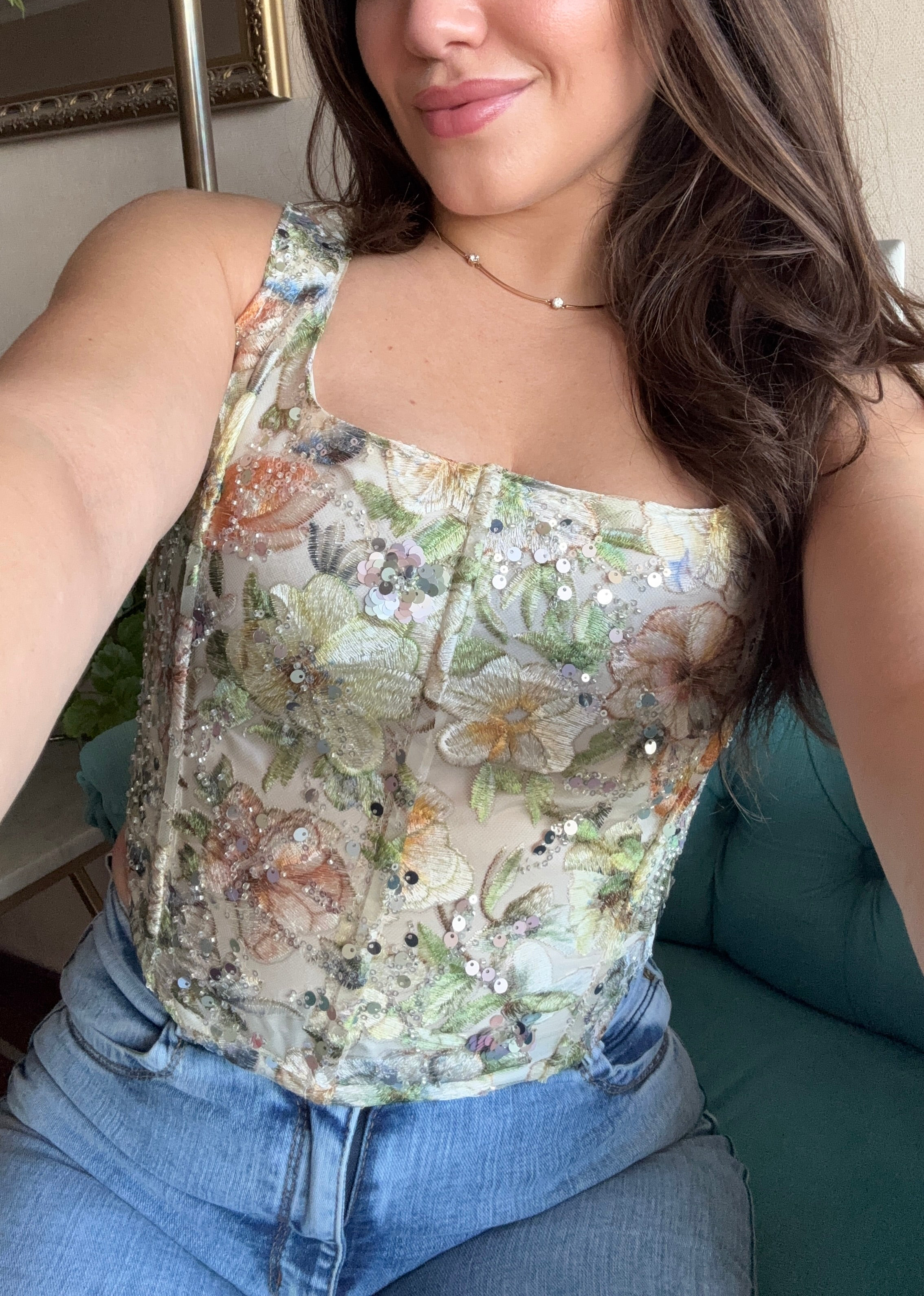 Corset floral