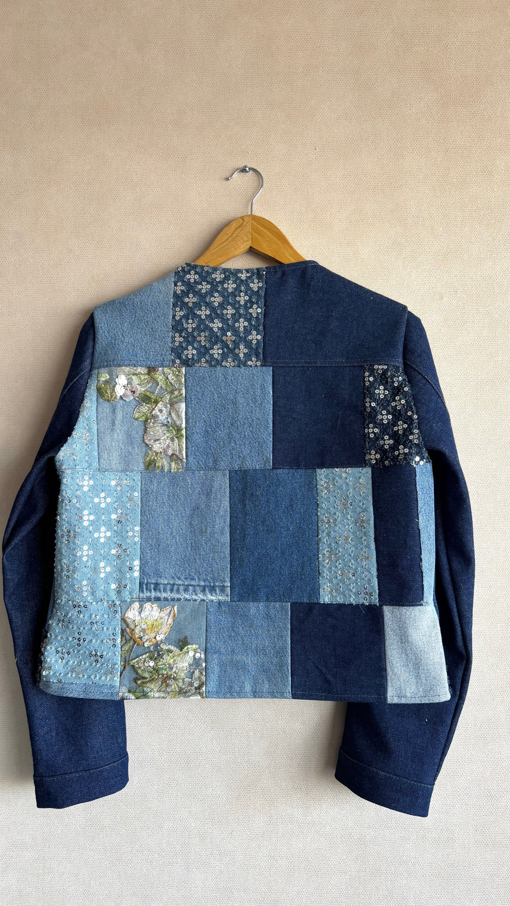 Chaqueta patchwork mix